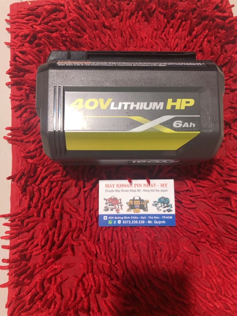 Pin Ryobi 40v 6ah
