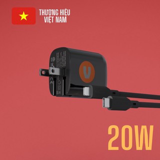 [Mã SKAMSALE03 giảm 10% đơn 200k] Củ sạc nhanh 20W PD3.0 Velasboost