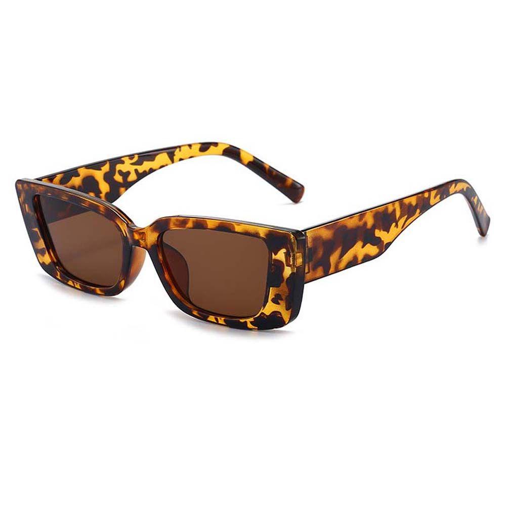 VANES1 Kính Mát Gọng Chữ Nhật Nhỏ Chống Tia UV Màu Xanh Lá Cây Phong Cách Âu Mỹ