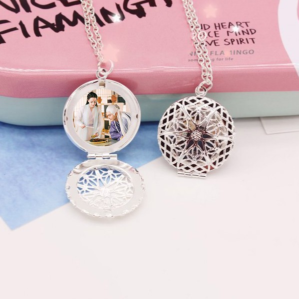 (80) Vòng cổ in hình TAM SINH TAM THẾ CHẨM THƯỢNG THƯ Địch Lệ Nhiệt Ba Cao Vỹ Quang đóng nắp kim loại xinh xắn phim ảnh