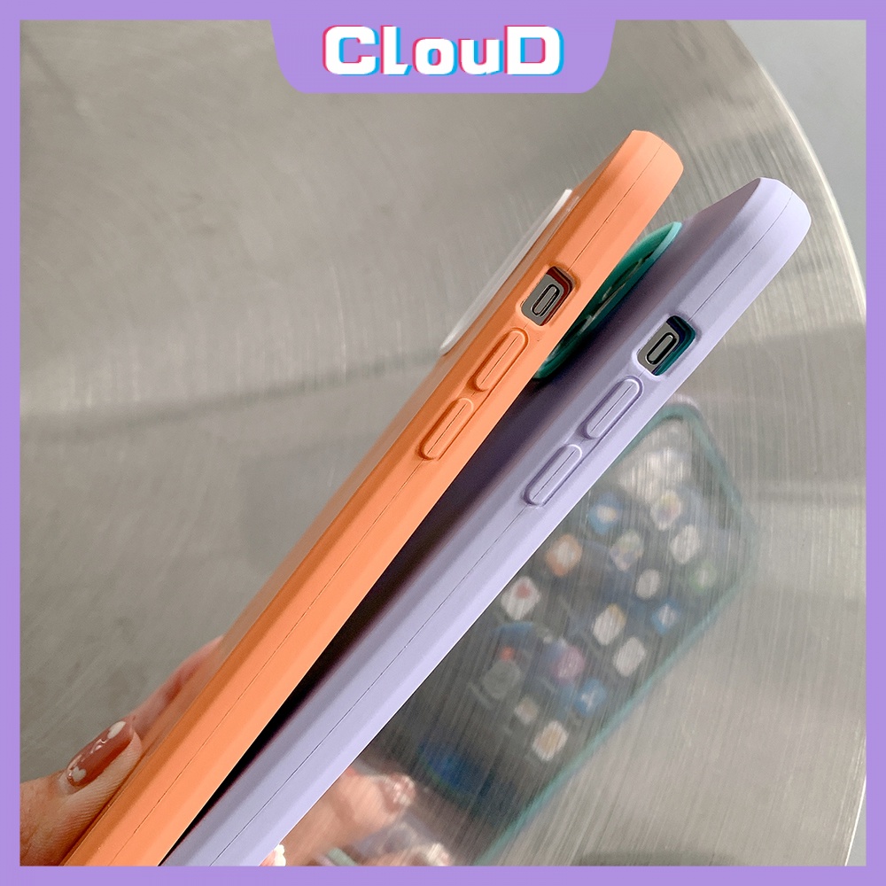 Ốp Điện Thoại Silicone Tpu Mềm Màu Trơn 3 Trong 1 Cho IPhone 6 7plus 8plus 3 11 12 Pro Max XR XS X 7 8 6 6S