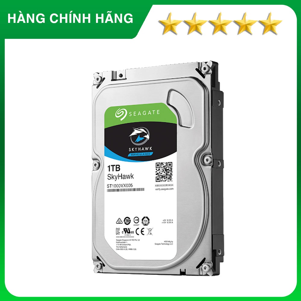 HDD 1TB Seagate Skyhawk, ổ cứng giám sát lắp cho đầu ghi hình camera | BigBuy360 - bigbuy360.vn