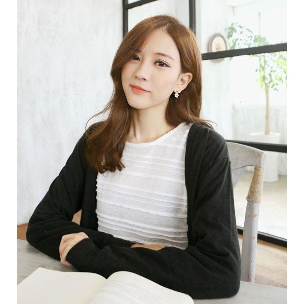 Khuyên tai bông tai hoa mai mùa xuân thời trang phong cách Hàn Quốc i20