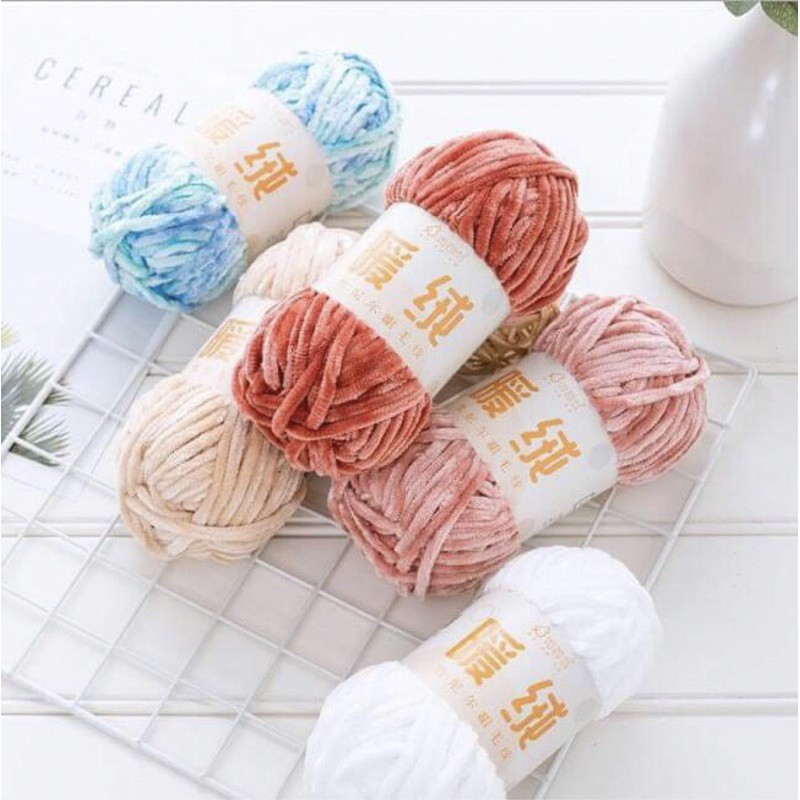 LEN NHUNG CHENILLE siêu mềm mịn