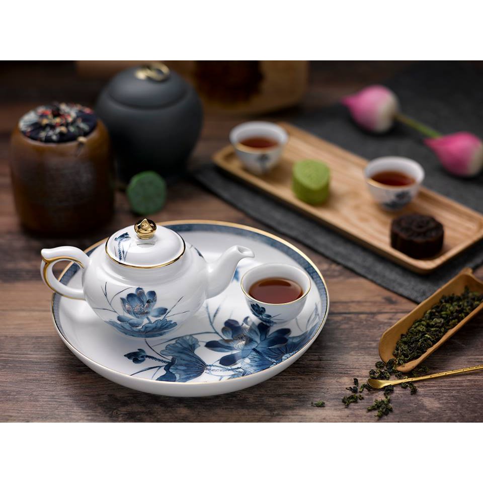 Bình trà 1.1 L - Jasmine - Trắng