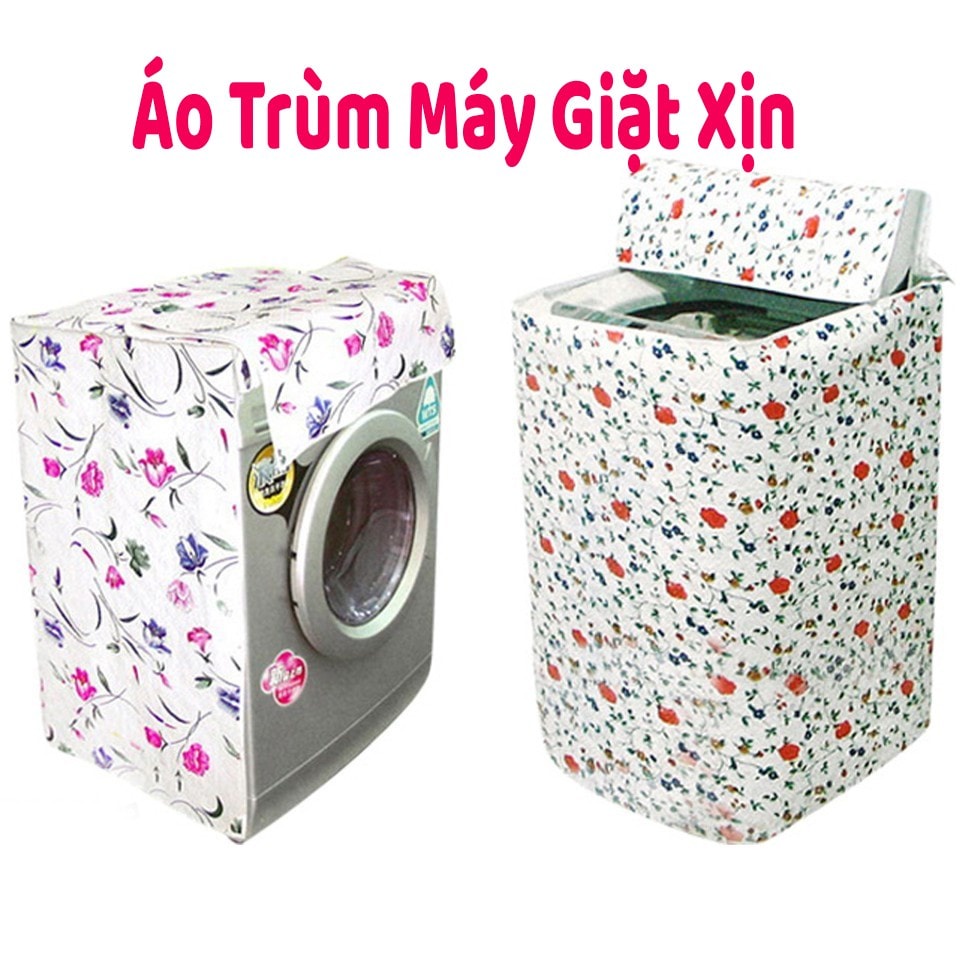 ☋◕Vỏ Trùm Máy Giặt Cửa Trên hoặc trước dùng cho từ 7đến 9kg Loại Dày Cao Cấp chống thấm nước