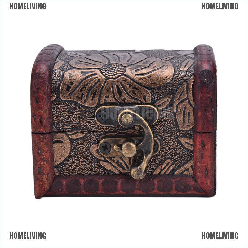 Hộp Đựng Trang Sức Bằng Gỗ Phong Cách Vintage