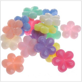 10-50gam hạt hoa nhựa 5 cánh size 14mm #p117-22