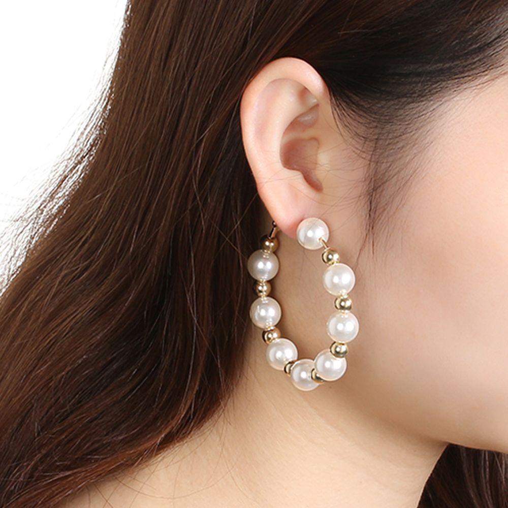 Bông Tai Tròn Thời Trang Đám Cưới Cho Nữ|Bông Tai Hình Tròn Thời Trang Dành Cho Nữ