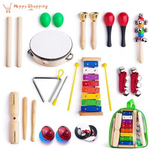 Bộ dụng cụ đồ chơi âm nhạc các loại dành cho trẻ em