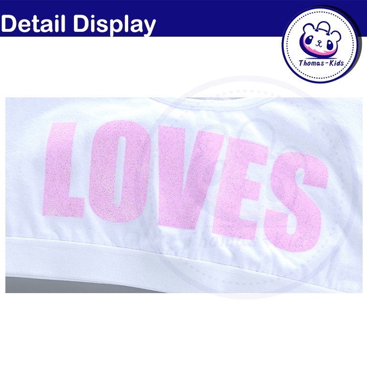 Áo lót bằng cotton không có đệm ngực dành cho nữ 8-12 tuổi