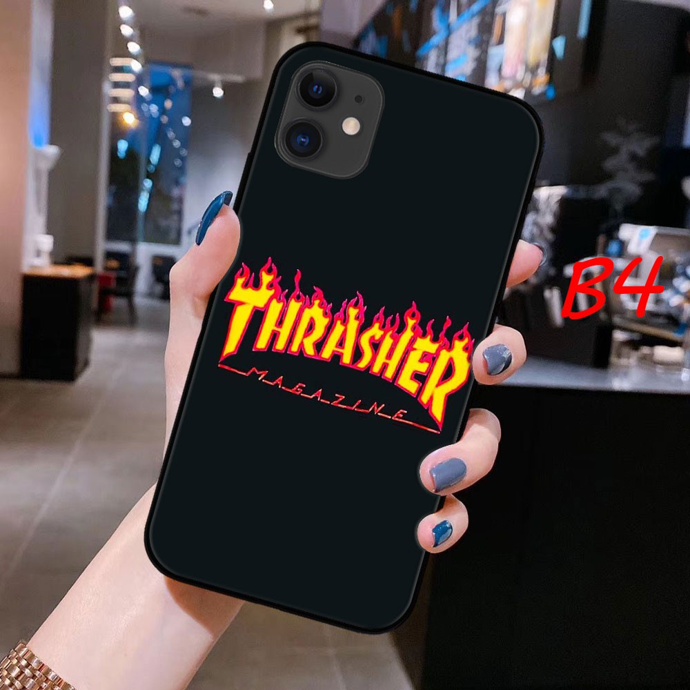 Ốp điện thoại in hình thrasher thích hợp cho iphone 11 pro max xs max xr x 8 7 6s 6 plus se 2020