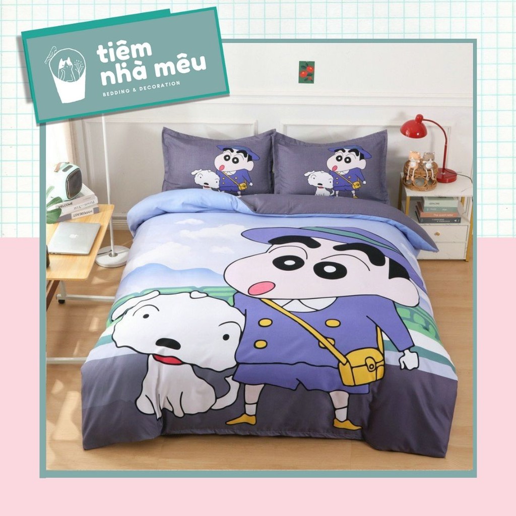 ( Full Mẫu Cho Bé ) Set Chăn Ga Gối 4 Món Cotton Tina _ Cotton Họa Tiết Cho Bé Mêm Min Hàng Cao Cấp Nhập Khẩu