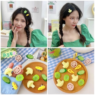 Kẹp tóc hình rau củ ngộ nghĩnh