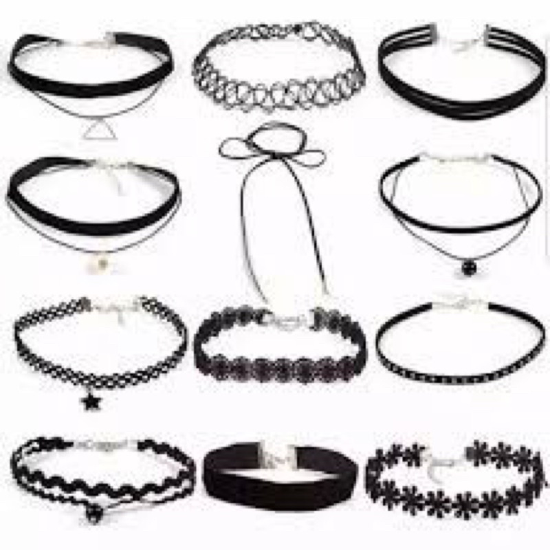 Vòng cổ chocker nhiều mẫu xinh xắn dễ thương