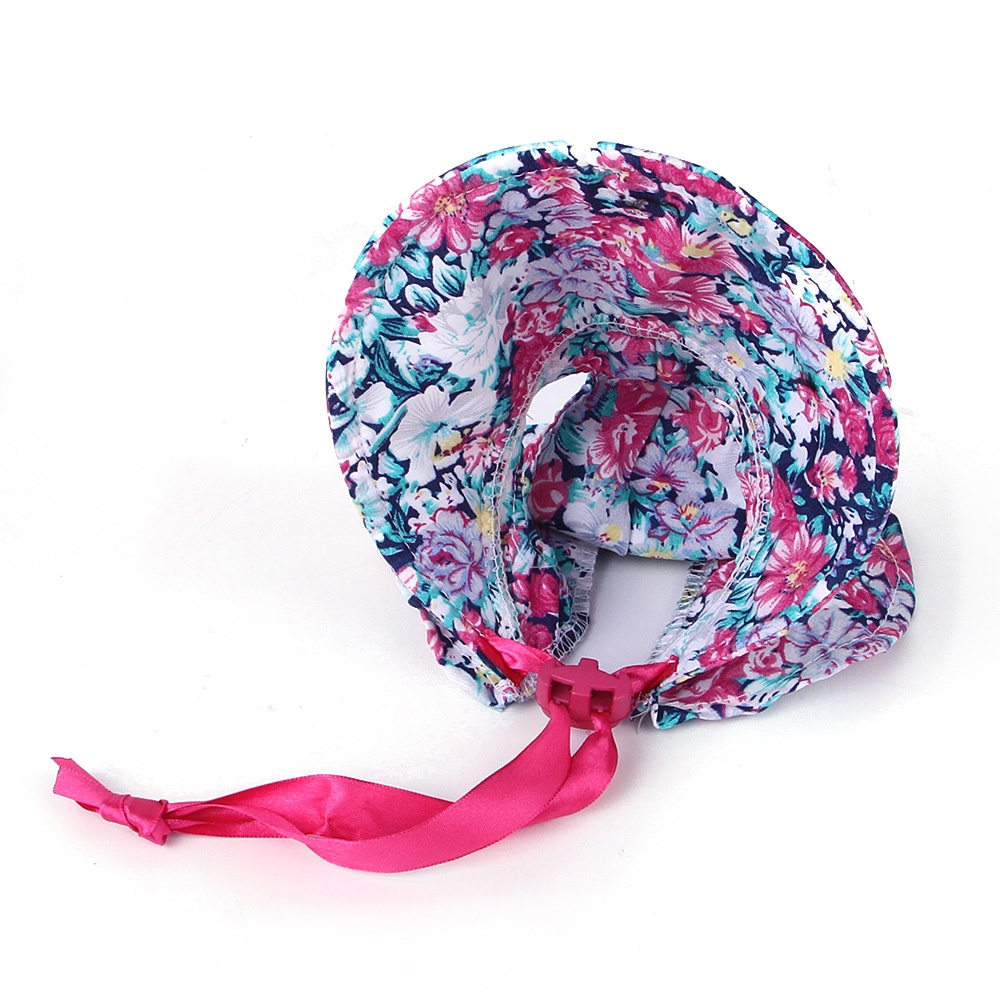 Mũ Vành Che Nắng In Hoa Dễ Thương Cho Thú Cưng