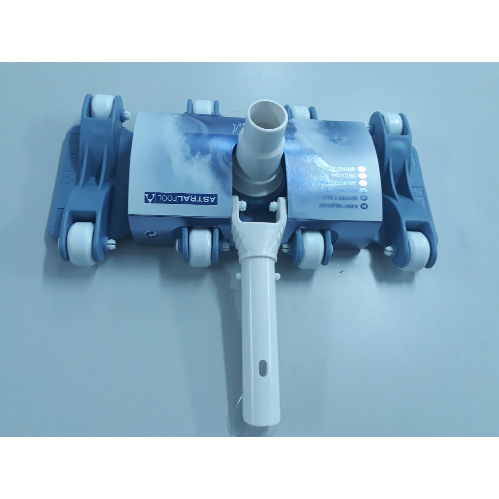 Combo 6 SP Ống hút vệ sinh 10M, Sào nhôm 5M , Chổi Cọ , Vợt Rác, Bàn hút 8 bánh xe và Bộ test Nước Astral Tây Ban Nha