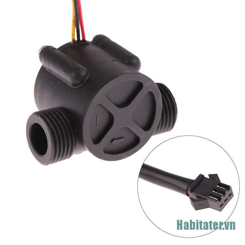 【Habitater】DC 5-18V Hall Water Flow Sensor Switch Flowmeter Control 1-30L/min YF-S201