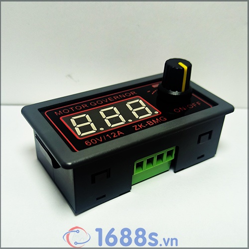 Điều khiển tốc độ động cơ 9-60V/12A/500W Có màn hình hiển thị - 1688s.vn