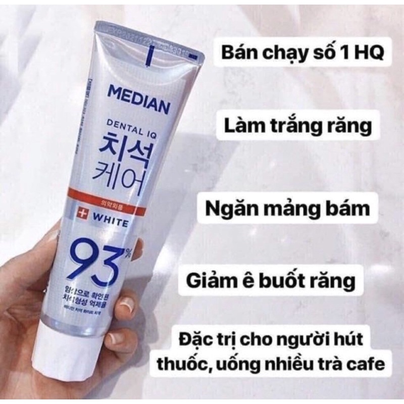 Kem đánh Răng Median 93% Hàn Quốc chính hãng