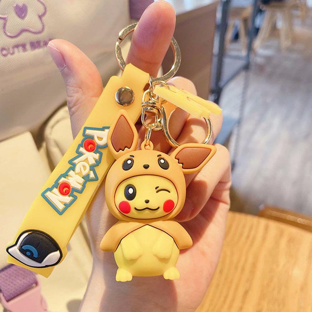 Móc Khóa Hình Nhân Vật Pokemon Dễ Thương