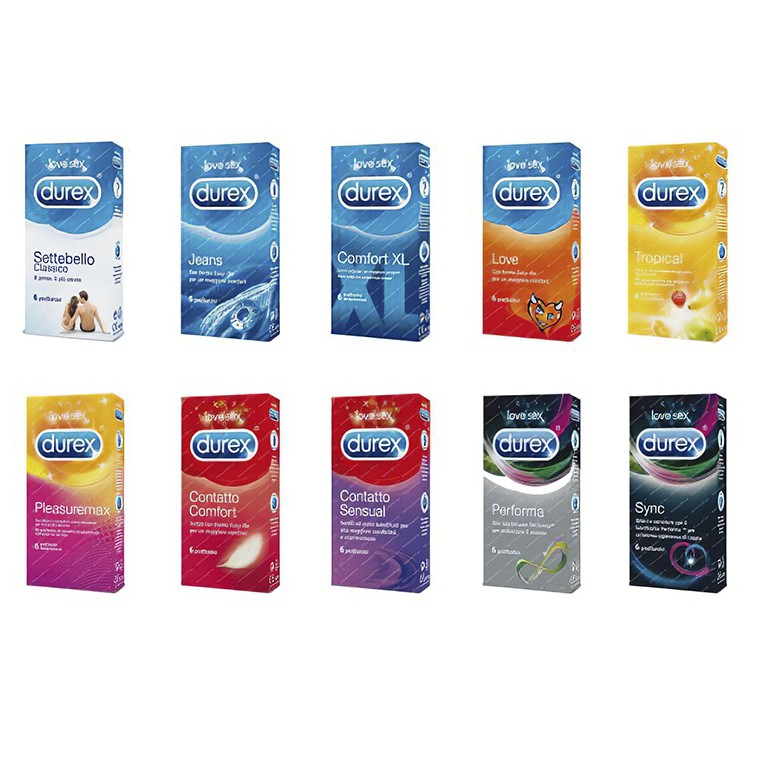 Bao cao su durex các loại