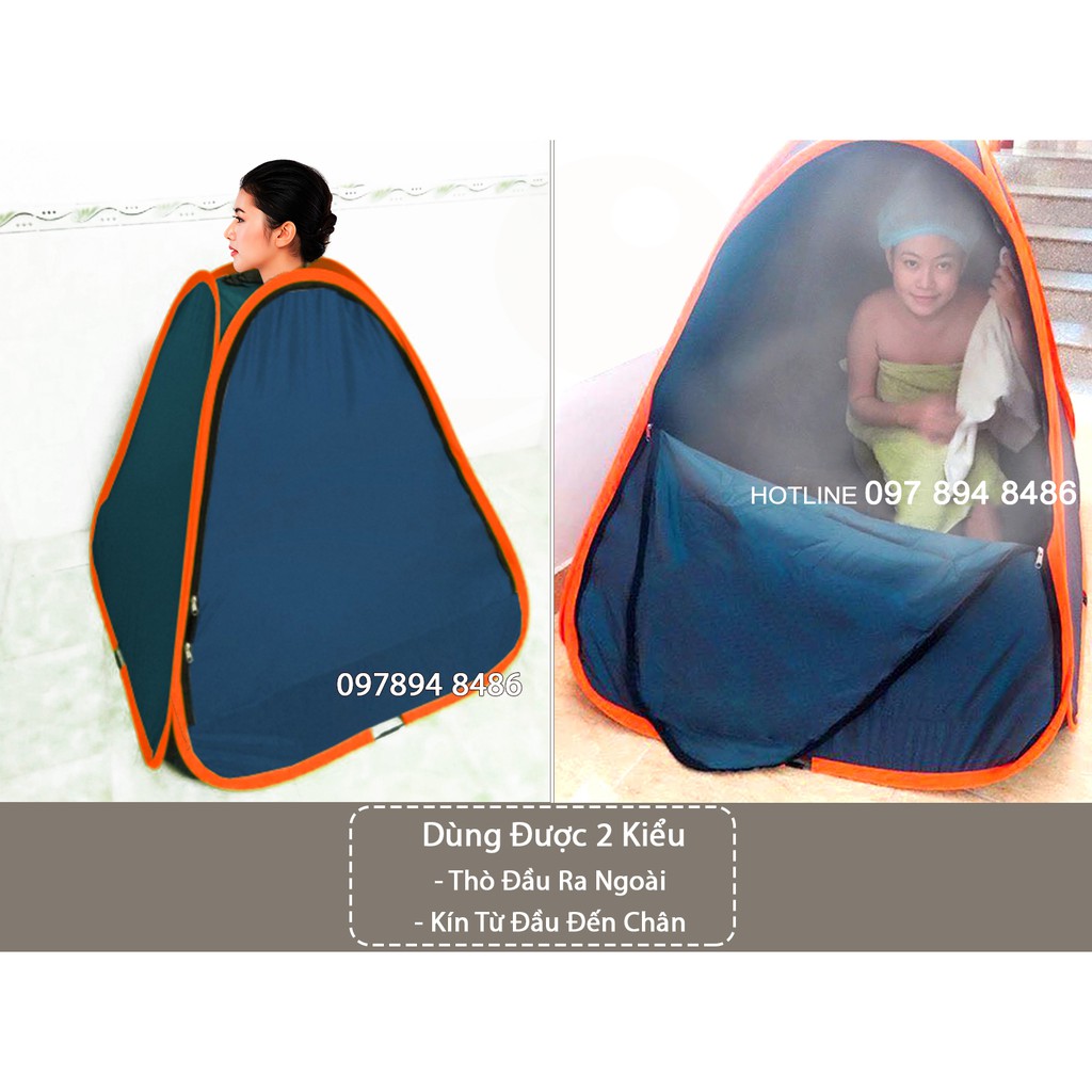 Lều Xông Hơi Tặng Kèm Thảo Dược Xông Hơi, Lều Vải Đẹp, Khung Lớn Chắc Chắn, Xông Giải Cảm, Xông Sau Sinh.- Shop Bà Điểm