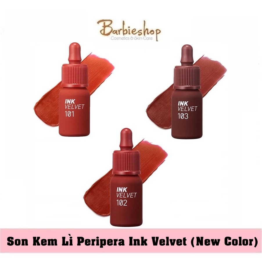 Son kem lì Peripera Ink Velvet Tint 101-102-103