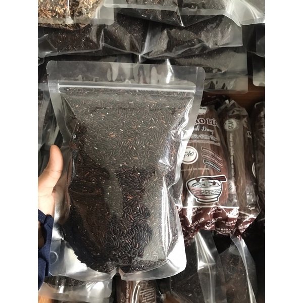 1KG GẠO LỨT ĐEN NGUYÊN CÁM DÙNG TRONG EATCLEAN, HEALTHY, GIẢM CÂN, THỰC DƯỠNG, THUẦN CHAY ĐÓNG TÚI ZIP 1kg, 2kg TIỆN LỢI | BigBuy360 - bigbuy360.vn