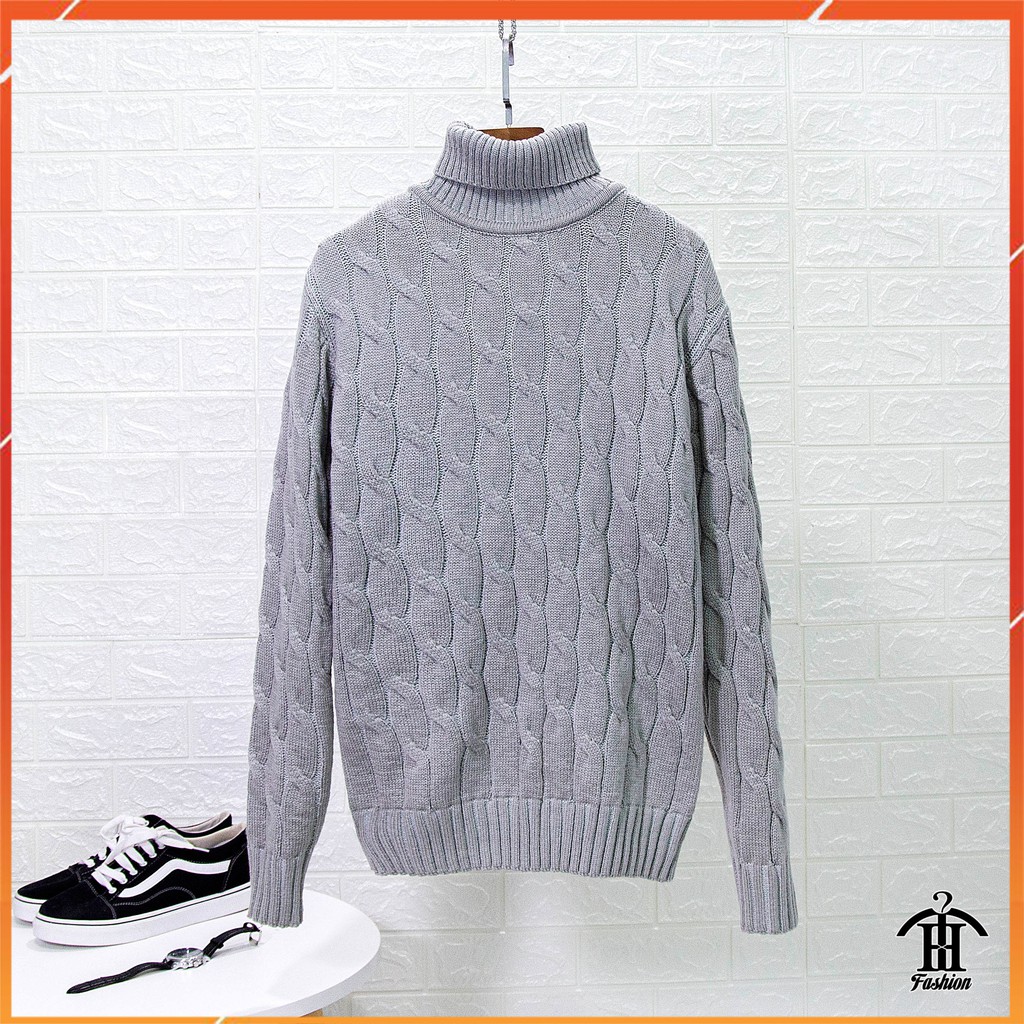 Áo len nam cổ lọ vặn thừng ấm áp kiểu dáng hàn quốc AL116 | BigBuy360 - bigbuy360.vn