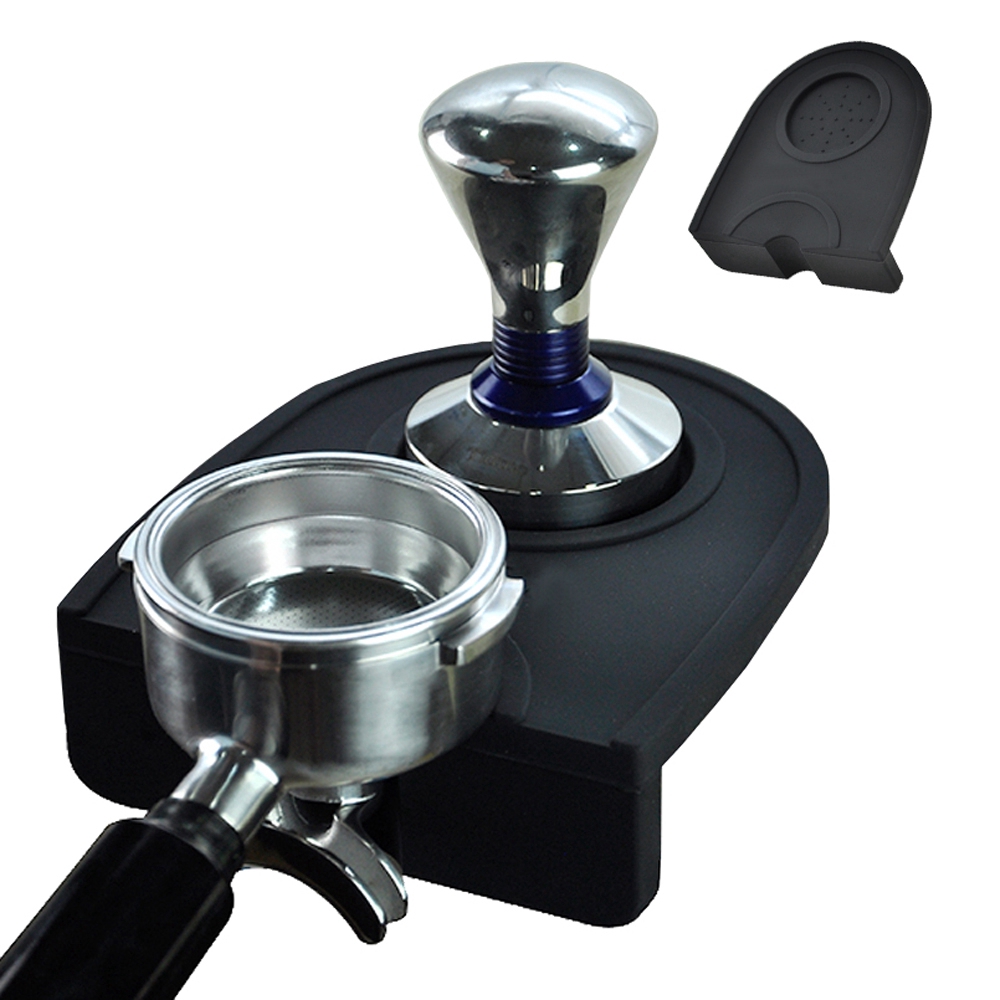 51mm / 53mm / 58mm espresso hand tamper với điều chỉnh 2 trong 1 3 nhà phân phối cà phê anlged and flat & tampers silcone mat
