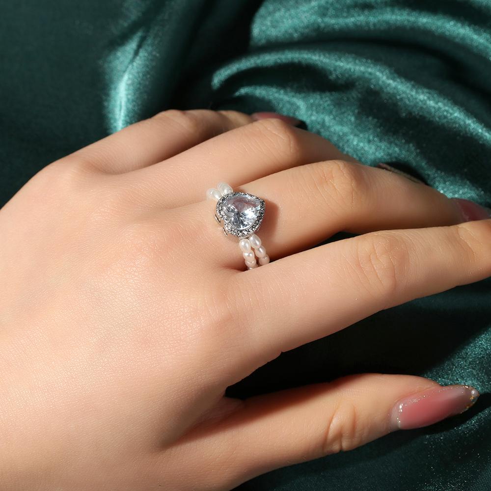 JUNE Phụ Kiện Thời Trang Phổ Biến|Nhẫn Đeo Tay Thiết Kế Đơn Giản Cá Tính