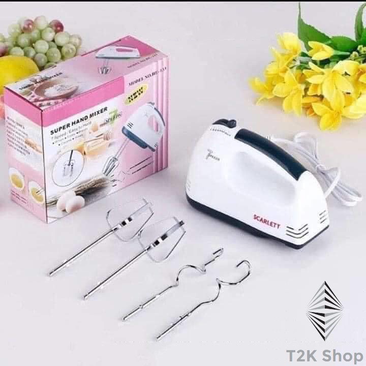 [Hot] Máy Đánh Trứng Cầm Tay 7 Tốc Độ Công Suất 180W {SIÊU SALE}