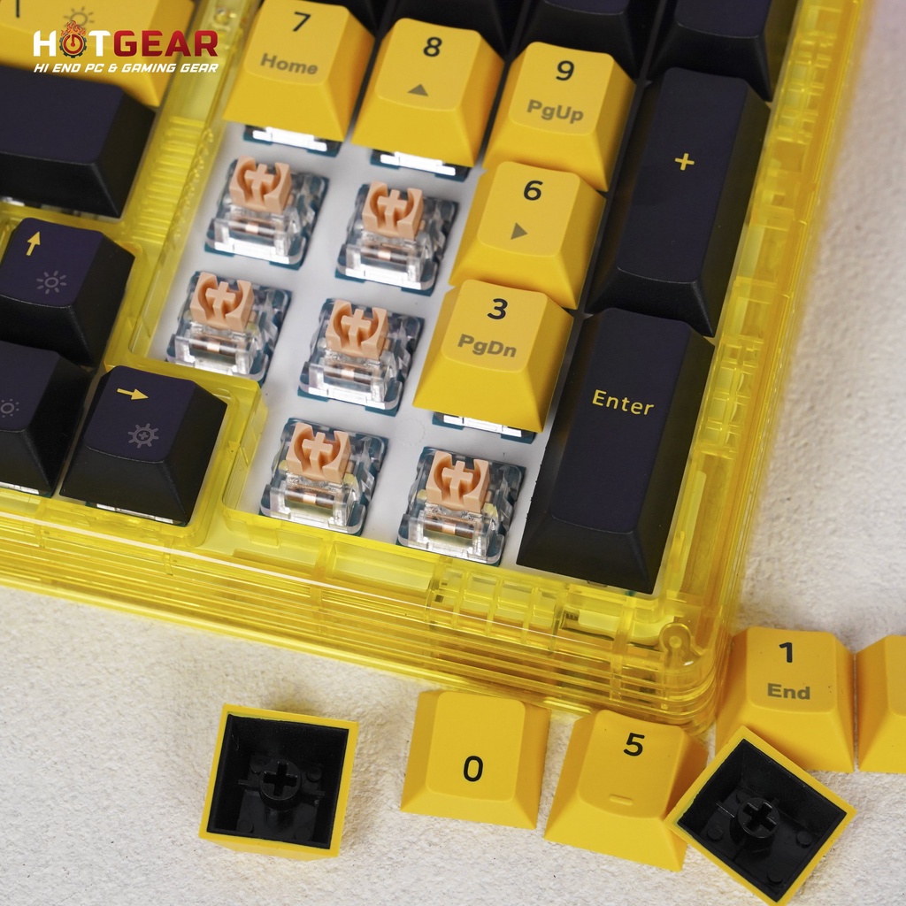 Bàn phím cơ không dây Gasket Newmen GM980 Sun hàng chính hãng bảo hành 24T