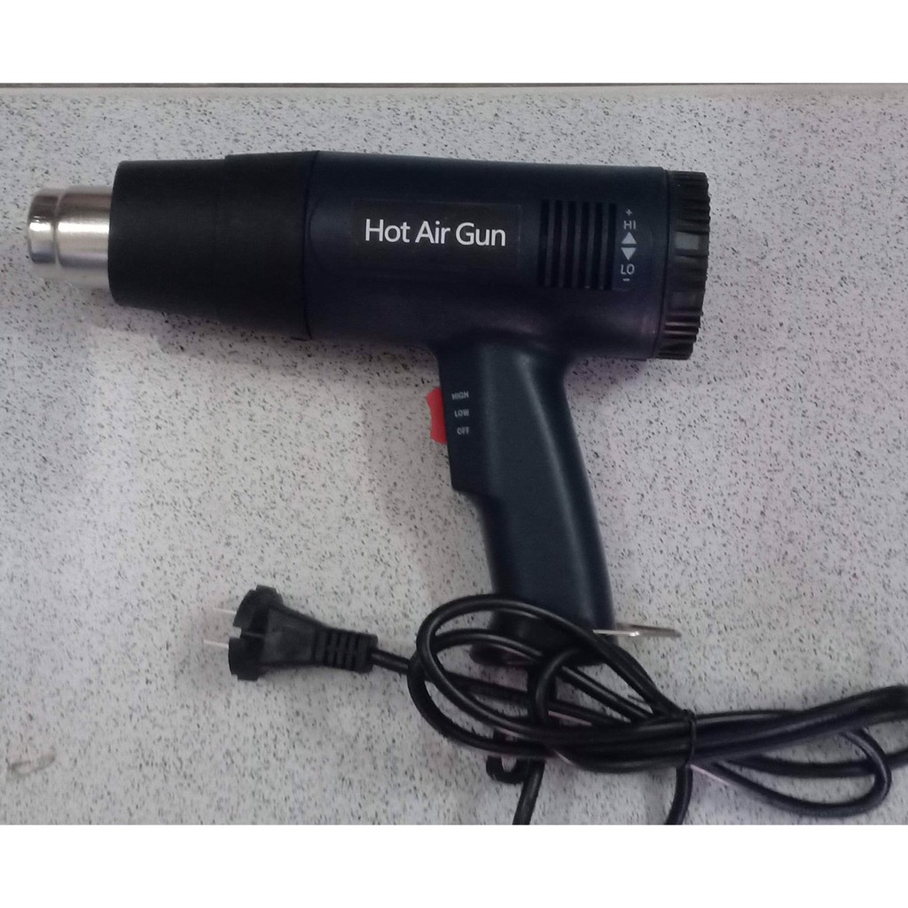 máy khò AirGun - máy khò hơi nóng chính hàng, công suất cao 1800w, có nấc điều chỉnh nhiệt và gió siêu tiện