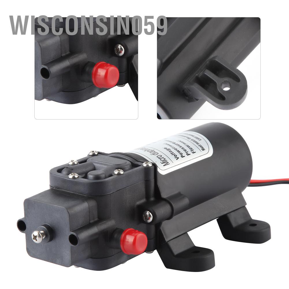 [Hàng Sẵn] Máy bơm nước điện mini 24V 60W 5L / m màng siêu nhỏ Dòng chảy 1 5m Hút【Wisconsin059】