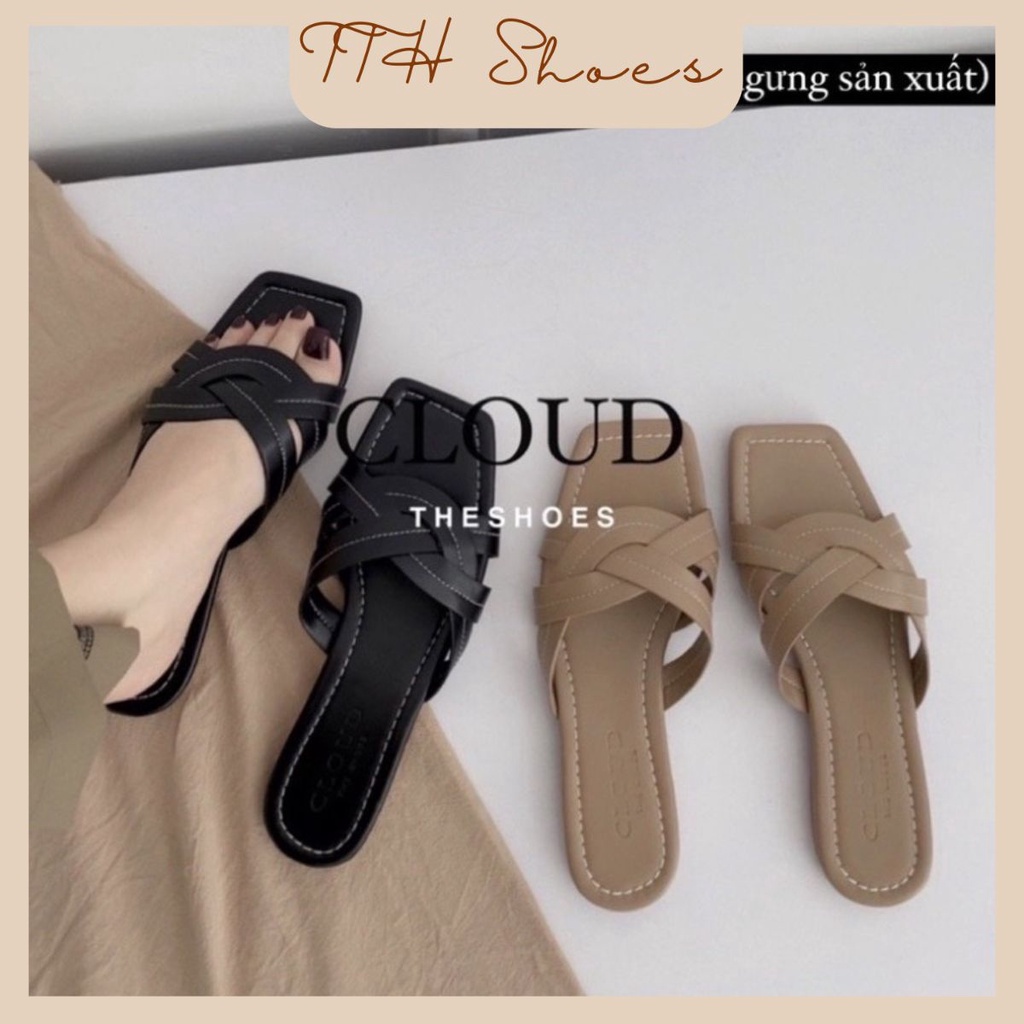 Dép chéo xinh big size 40-45 (kèm ảnh thật )