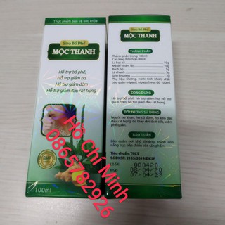 Siro Bổ phế Mộc Thanh 100ml/ hộp