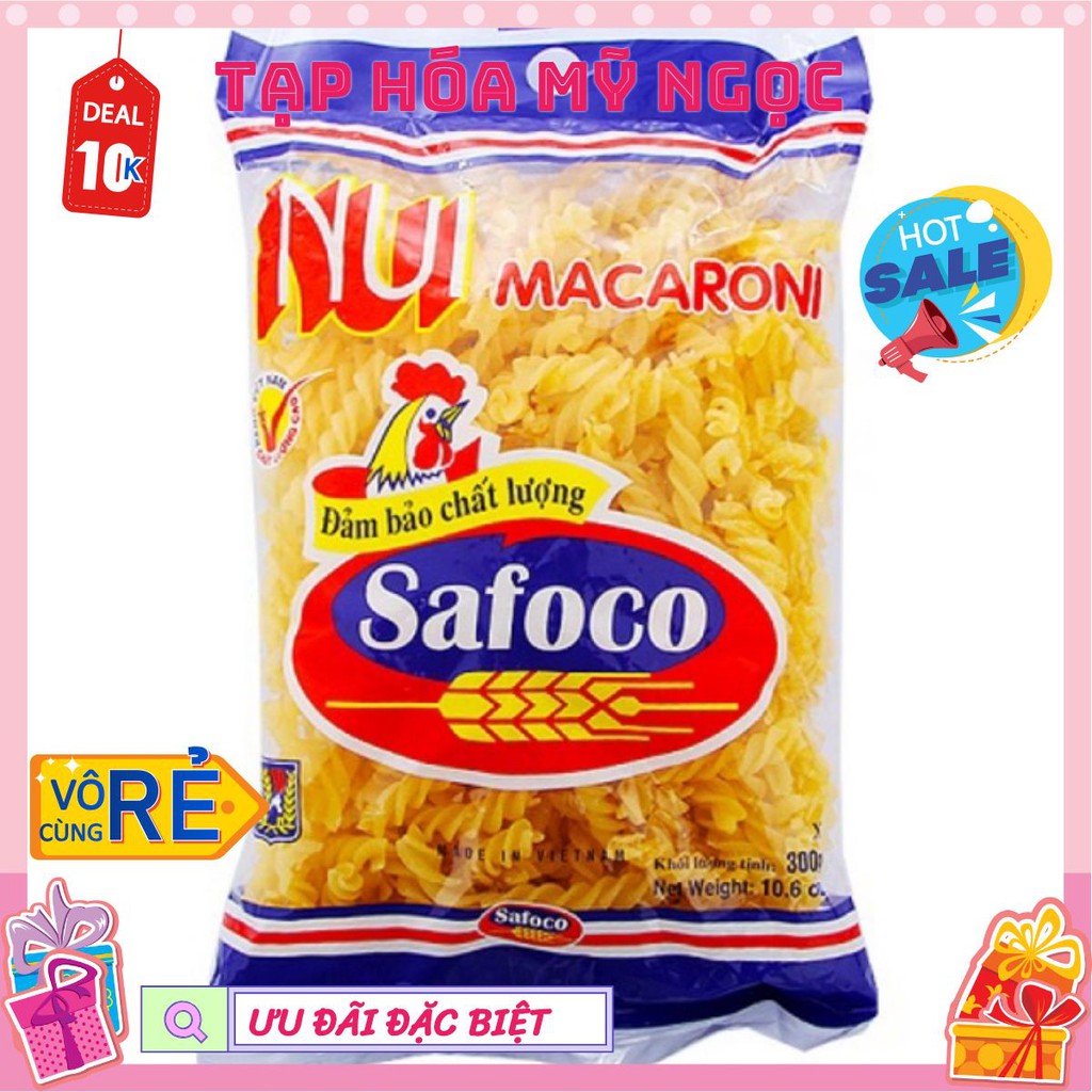 Nui xoắn safoco 300g