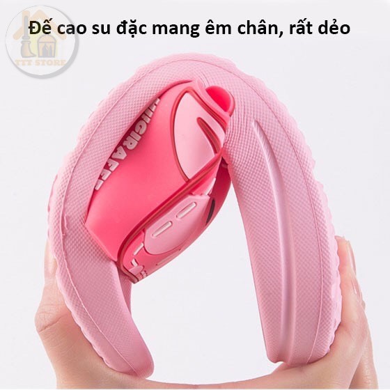 Dép nữ nam unisex quai ngang thời trang mang đi học, đi chơi đẹp cute cao cấp TINZ|Mã Huou