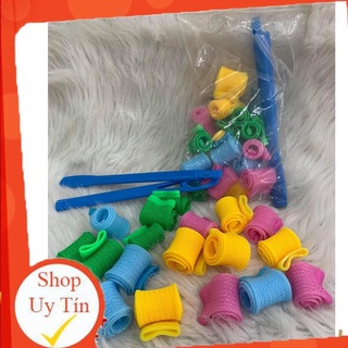 18 Lô Cuốn Tóc Ốc Sên Uốn Tóc Cúp, Xoăn Đuôi