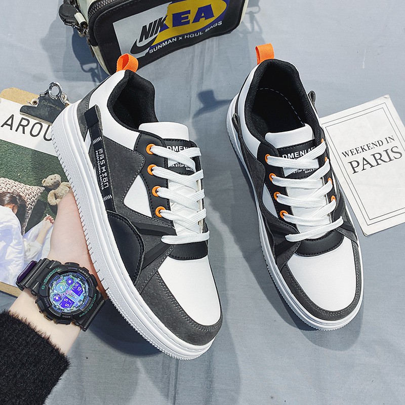 Giày Thể Thao Nam Sneaker Phong Cách Trẻ Trung Chất Liệu Da Kết Hợp Vải Mềm, Đế Cao Su Non Đi Êm Chân - Mã Sản Phẩm: 780