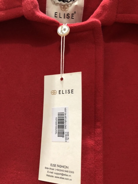 🍭🍭 Pass áo khoác dạ ELISE còn nguyên tag size XL. Giá tag là 3.198.000d . Nhưng e pass lại giá thấp thôi ạ.