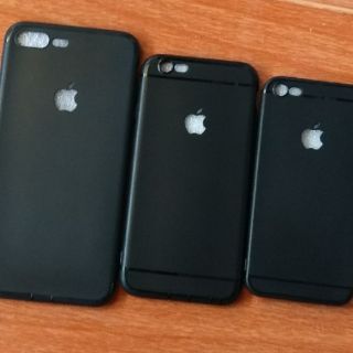 Dẻo đen khắc táo iphone 5/6/6 Plus/7/7 Plus