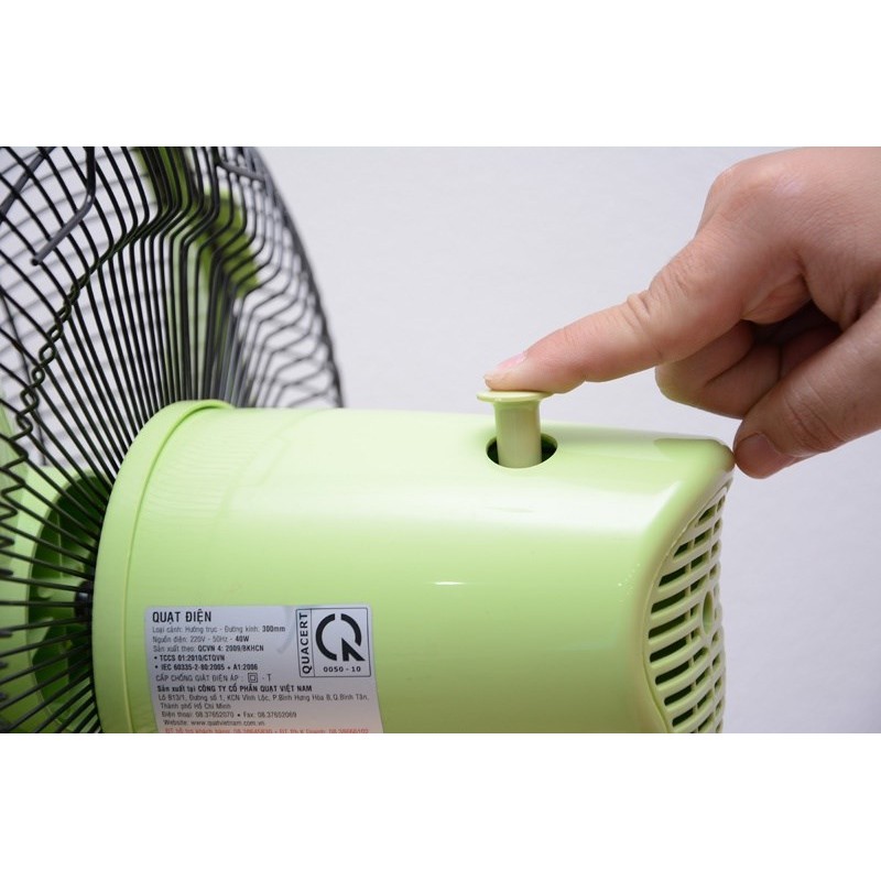 Quạt bàn Asia B12001 xanh lá