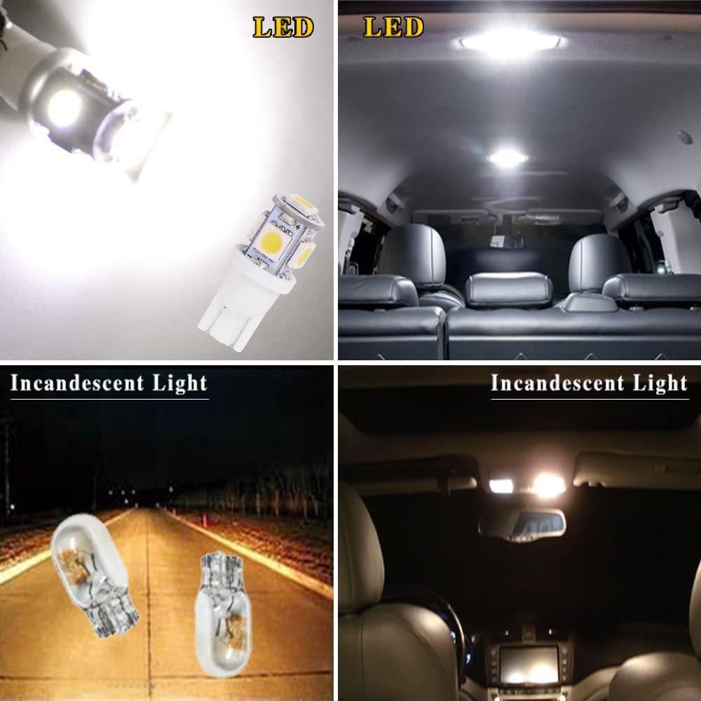 Đèn Led T10 Siêu Sáng Với 5SMD 5050 Lắp Đèn Nội Thất Ô Tô, Xi Nhan, Sương Mù