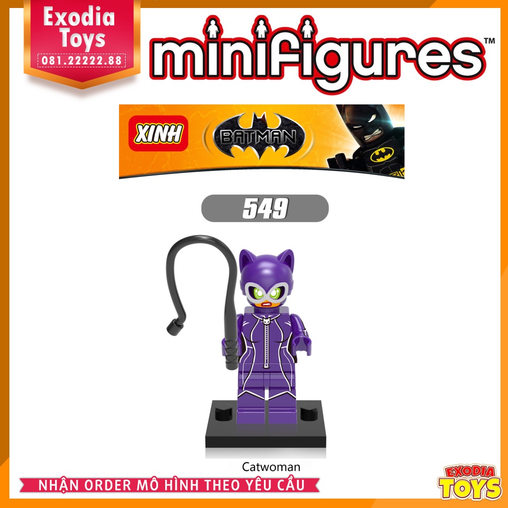 Xếp hình Minifigure siêu anh hùng Batman và Kẻ Phản Diện : Batman The Movie - Đồ Chơi Lắp Ghép Sáng Tạo - X0152