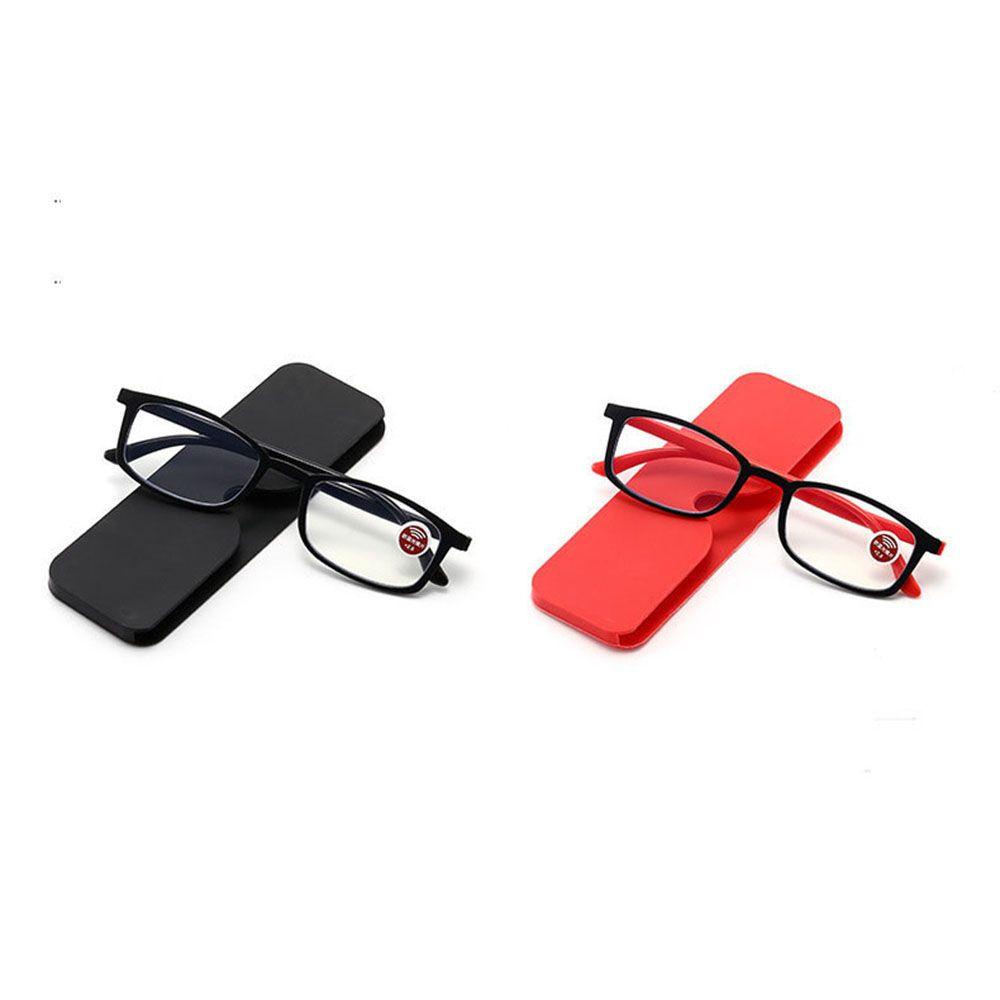 MXGOODS Kính Đọc Sách Gọng Vuông Bằng Nhựa Resin Nhỏ Gọn Dành Cho Nam Nữ