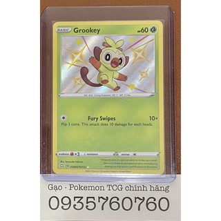Thẻ bài Pokemon TCG: Grookey Shiny Rare chính hãng