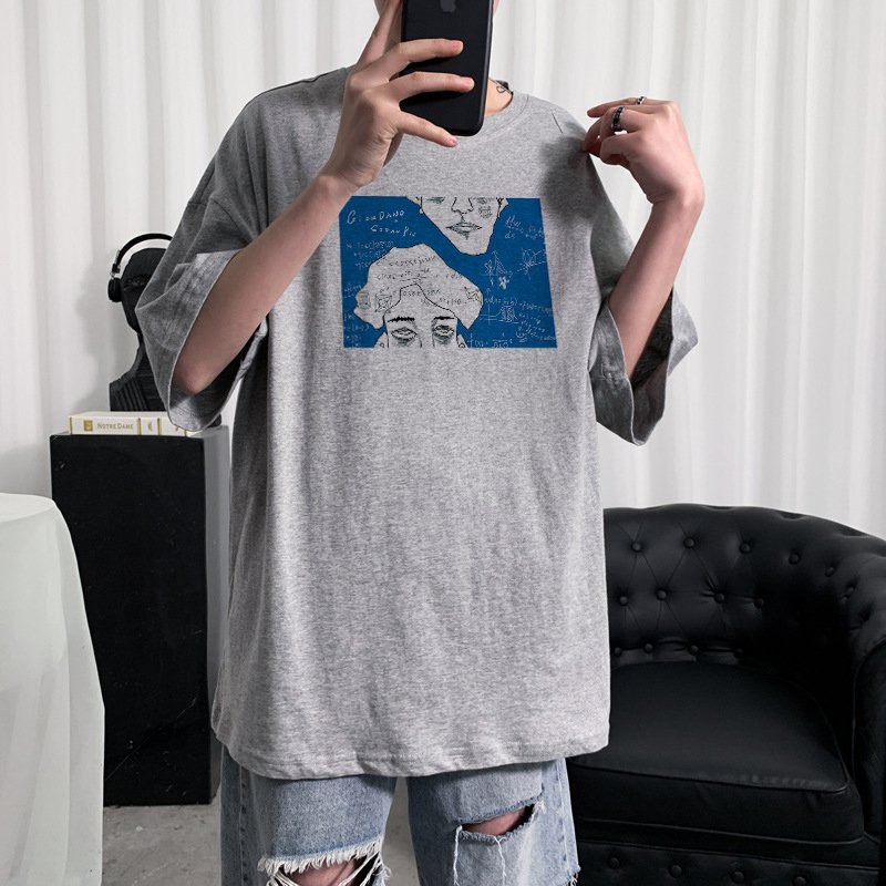 Áo Thun Tay Lỡ In Nhiệt Đồ Thị Toán Học form Unisex nam nữ phong cách Ulzzang - ATIN58 | BigBuy360 - bigbuy360.vn